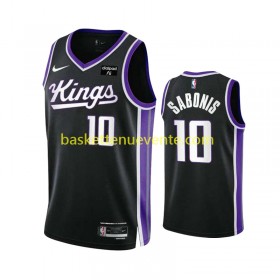 Maillot Basket Sacramento Kings DOMANTAS SABONIS 10 Nike ICON EDITION 2023-2024 Noir Swingman - Homme